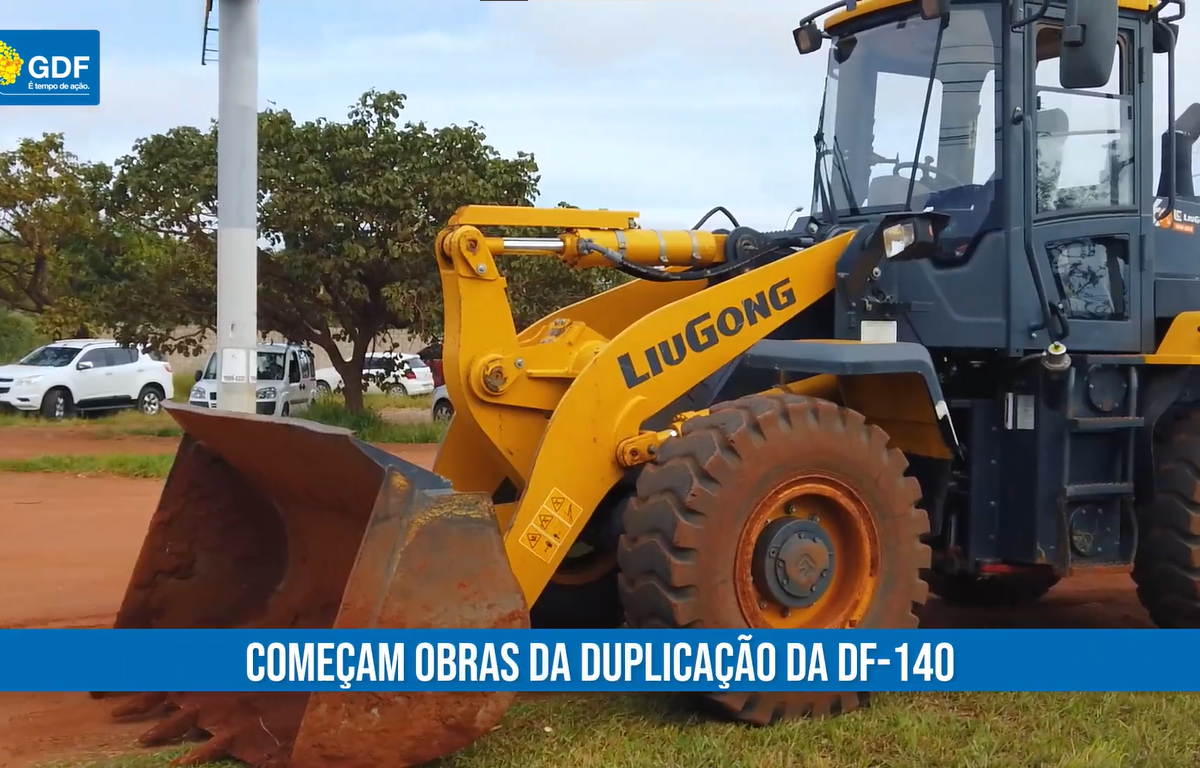 Começam obras da duplicação da DF-140